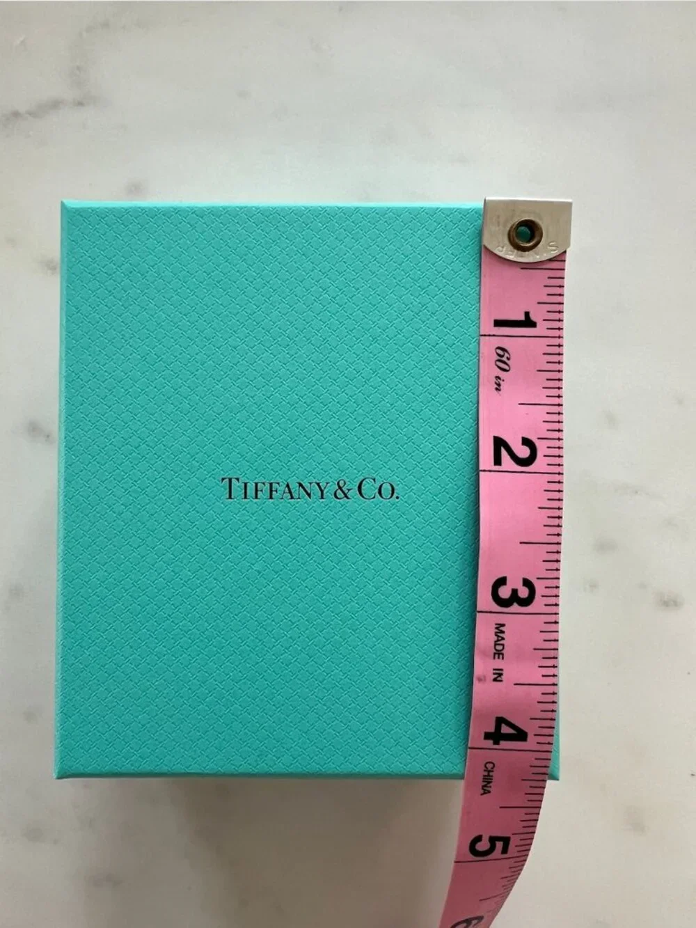 Authentic Tiffany & Co. Blue Jewelry Gift Box Empty 4
